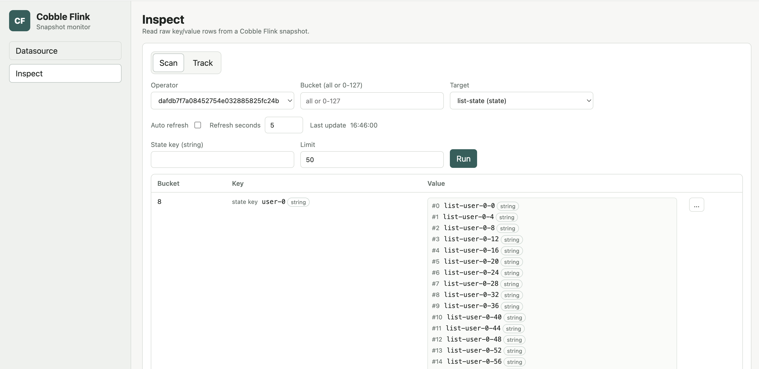 ListState inspect